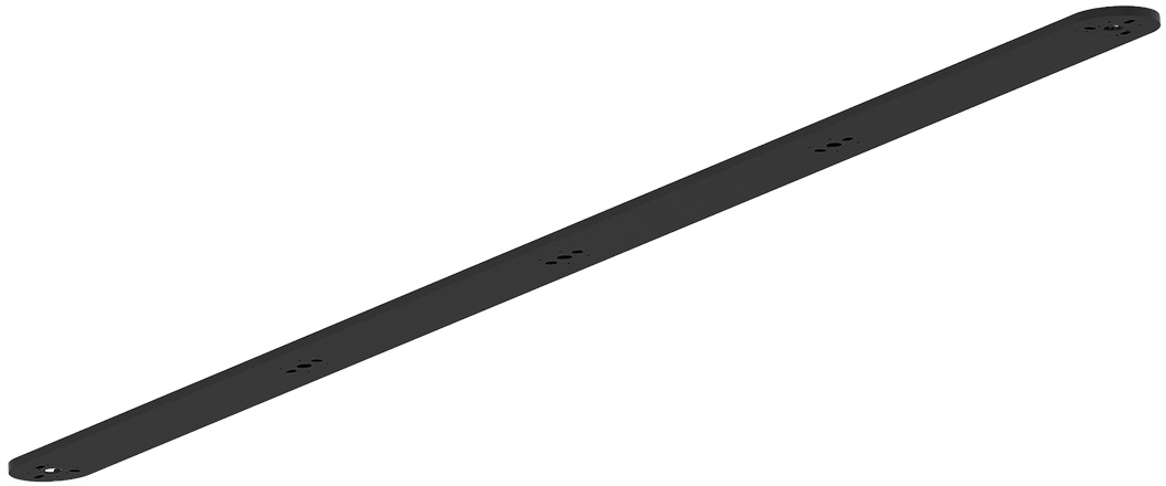 Unibright - Vlakke montageplaat voor 5x Vita armaturen - VITB5B