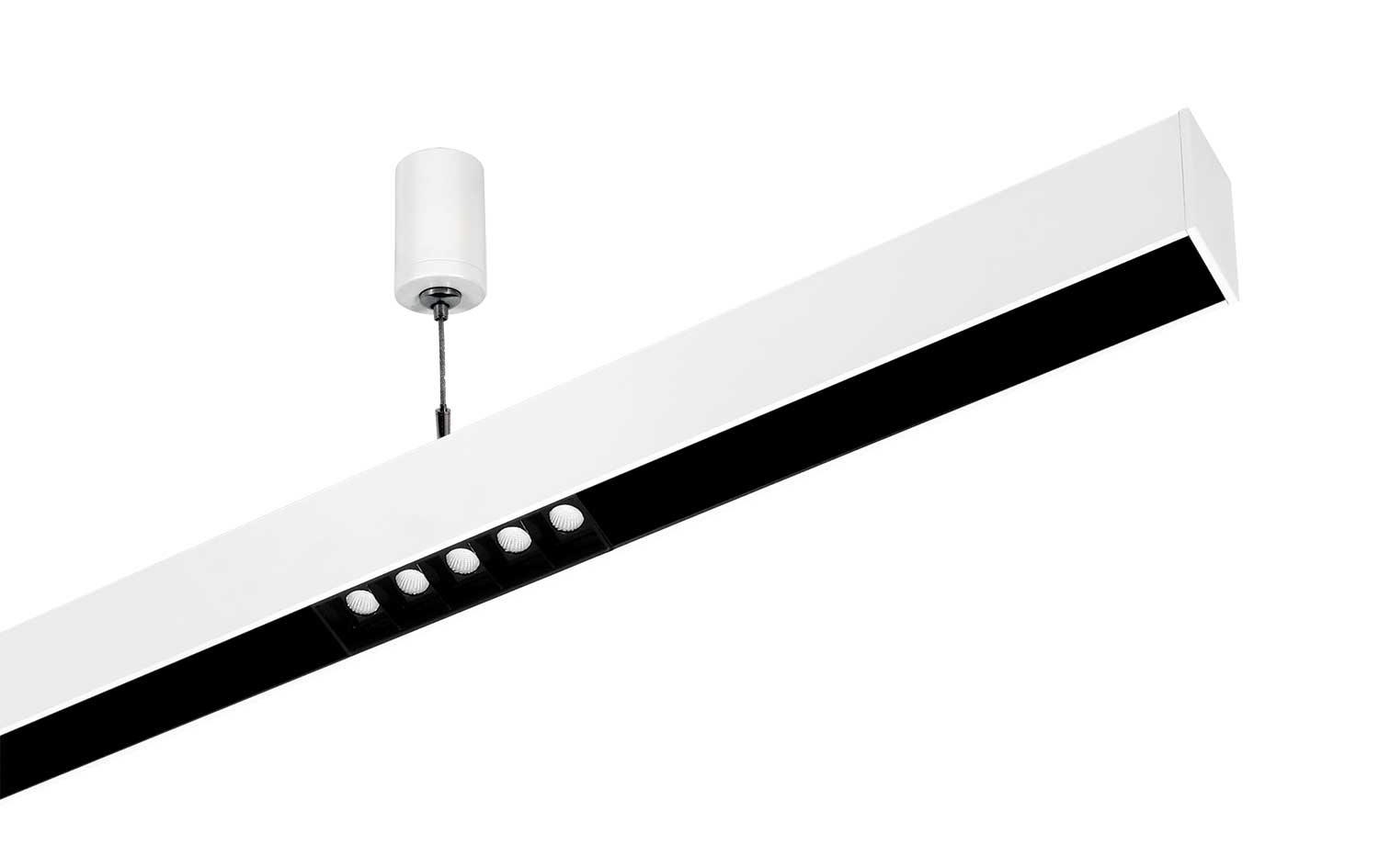 Unibright - Xline plafondplaatje wit met kabel 150 cm - XLSUCAW