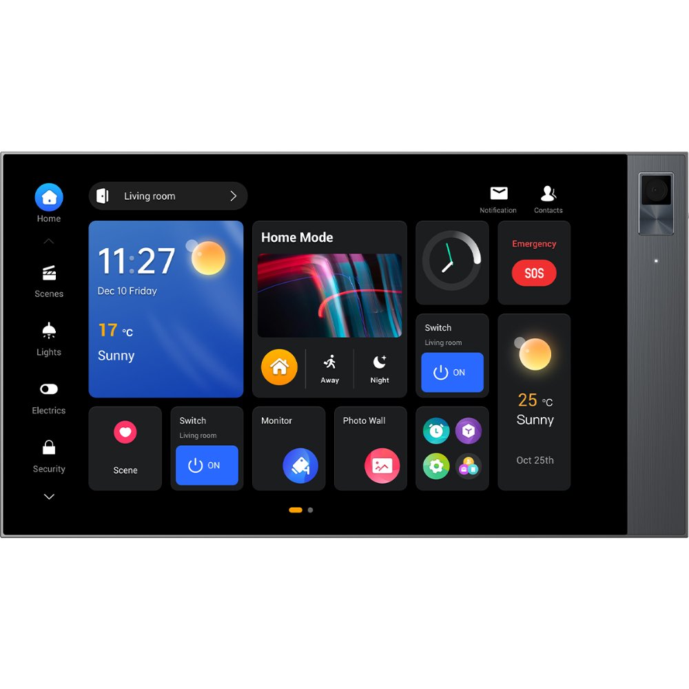 AKUBELA - HyPanel 8" aanraakscherm voor KNX domotica - A59020003