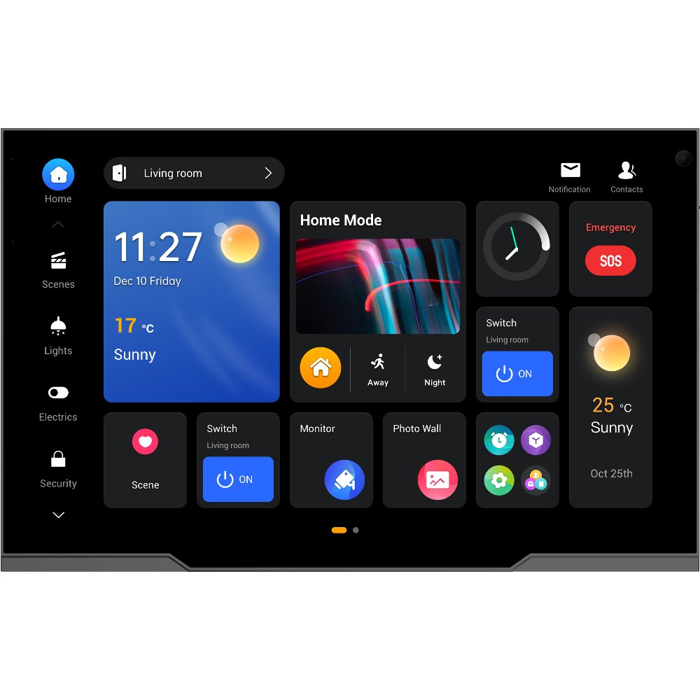 AKUBELA - HyPanel 12" aanraakscherm voor KNX domotica - A59020005