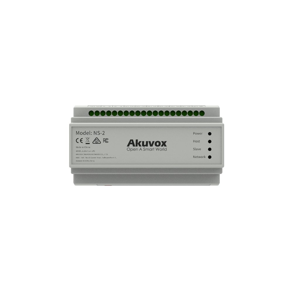 AKUVOX - Tweedraads ip switch voor 6 toestellen - A59010004