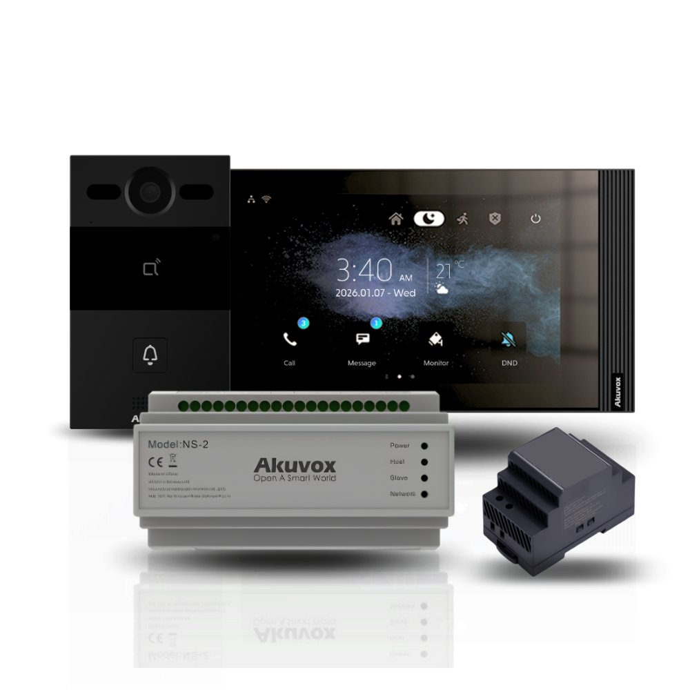 AKUVOX - Geconnecteerde tweedraads videokit, opbouw - A59010001