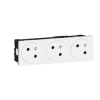 Legrand - Mos.Link ctdoos 3x2P+A vlak 45° 6 mod wit - 077143L