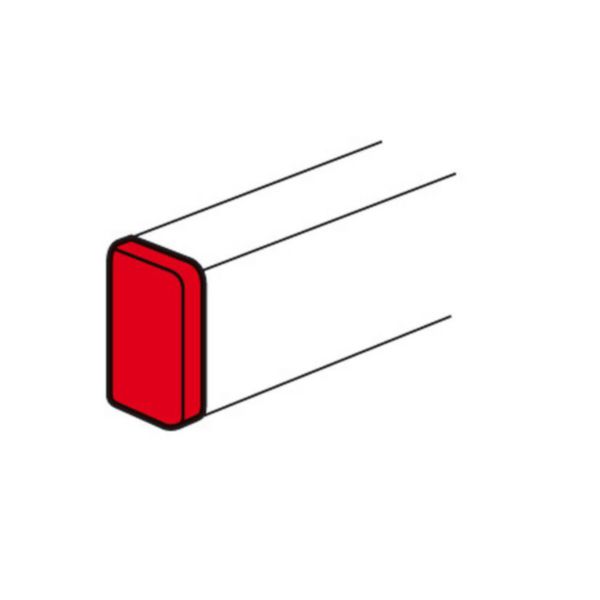 Legrand - Einddeksel links of rechts DLP DESIGN 50 x 105 mm wit - 010700