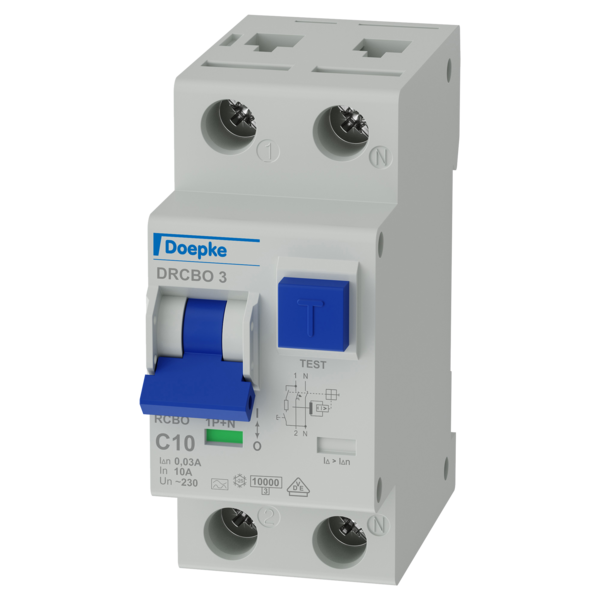 Doepke - Differentieel automaat 10A 0.030A 1P+N "C" - 09932122