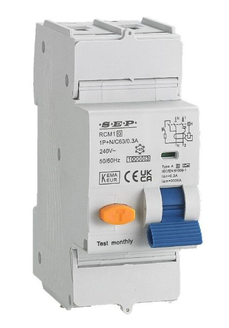 SEP - RCM1 Aardlekautom. 1p+n, C32, 30mA, 10kA, Type A - 3104552032