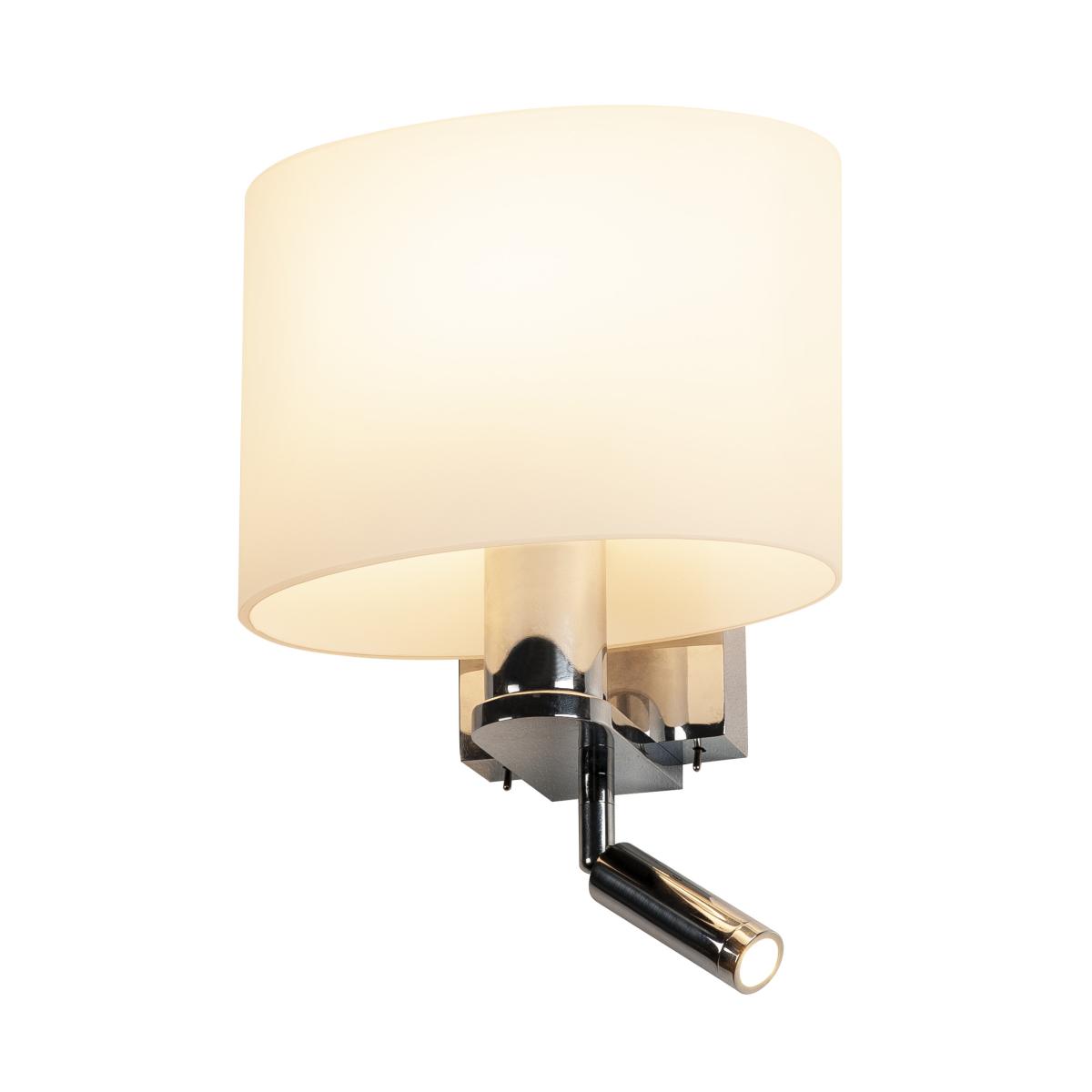 SLV - KENKUA SPOT E27 indoor LED wandarmatuur chroom 3000 K - 1002855
