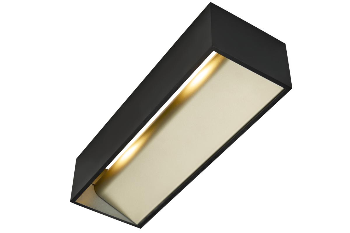 SLV - LOGS IN L indoor LED wandarmatuur zwart/goud 2000 3000 K - 1002928