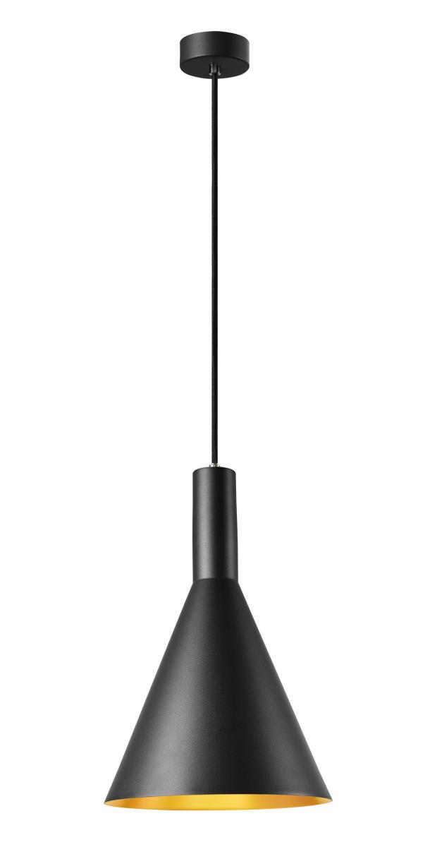 SLV - PHELIA 30 E27 indoor hanglamp zwart/goud - 1002950