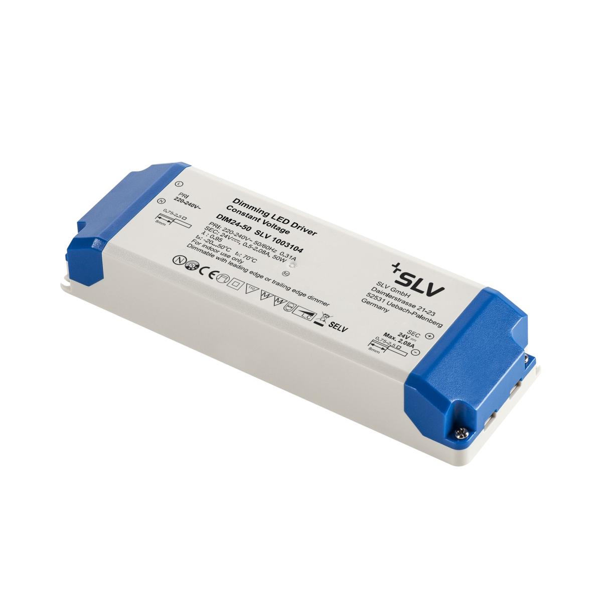 SLV - LED VOEDING 50 W 24V TRIAC DIMBAAR - 1003104