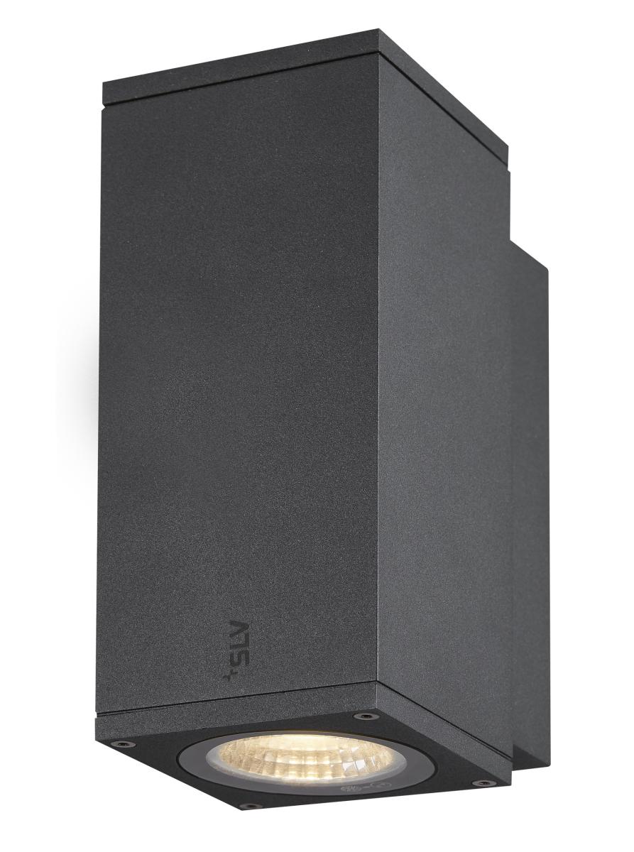 SLV - ENOLA SQUARE S single outdoor LED wandarmatuur antraciet - 1003416