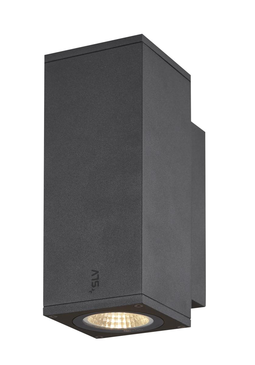 SLV - ENOLA SQUARE UP/DOWN S outdoor LED wandarmatuur antraciet - 1003418