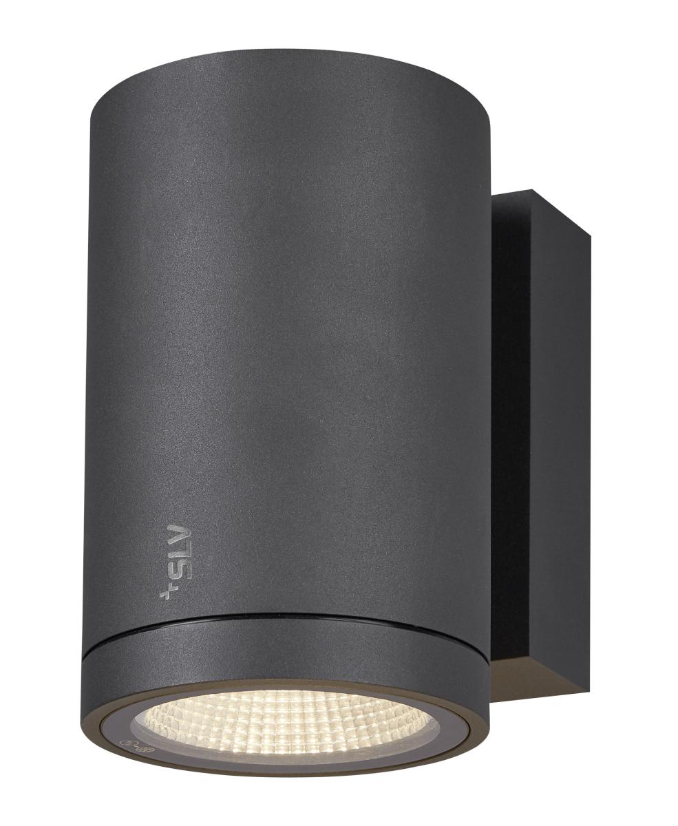 SLV - ENOLA ROUND M single outdoor LED wandarmatuur antraciet - 1003423