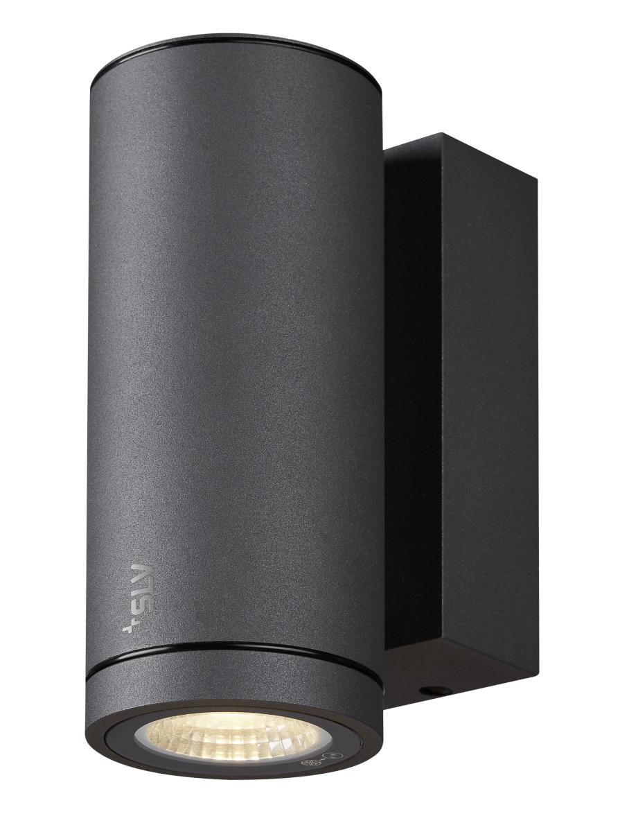 SLV - ENOLA ROUND S single outdoor LED wandarmatuur antraciet - 1003422