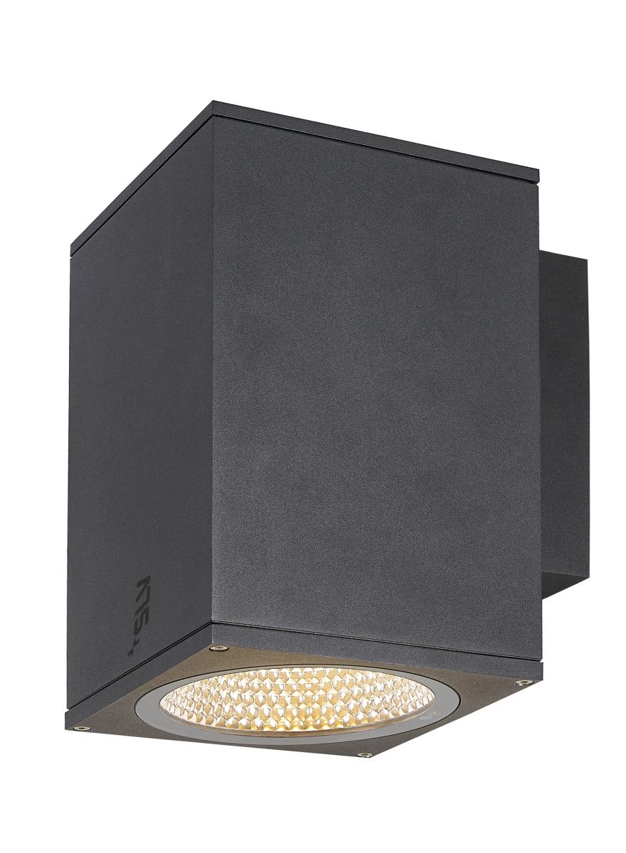 SLV - ENOLA SQUARE L single outdoor LED wandarmatuur antraciet - 1003437