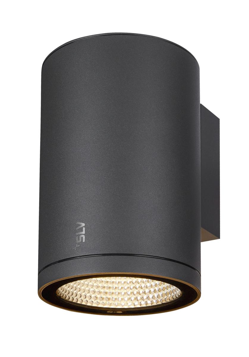 SLV - ENOLA ROUND L single outdoor LED wandarmatuur antraciet - 1003440