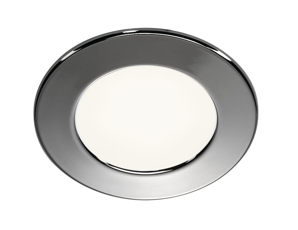 SLV - DOWNLIGHT, DL 126 LED, rond, chroom, 3 W led, warm wit, 12 V - 112222