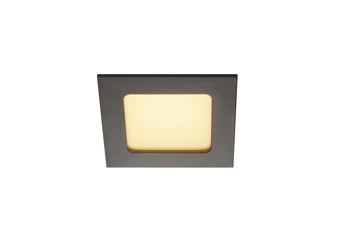 SLV - FRAME BASIC LED set, downlight , mat zwart, 6 W, 3000 K - 112720