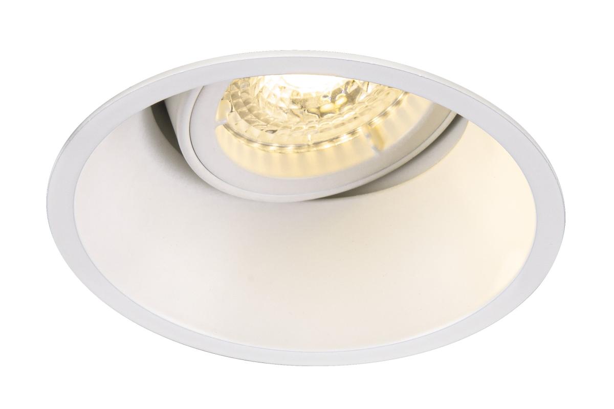 SLV - HORN T inbouwarmatuur, mat wit , GU10, max. 50 W - 113141