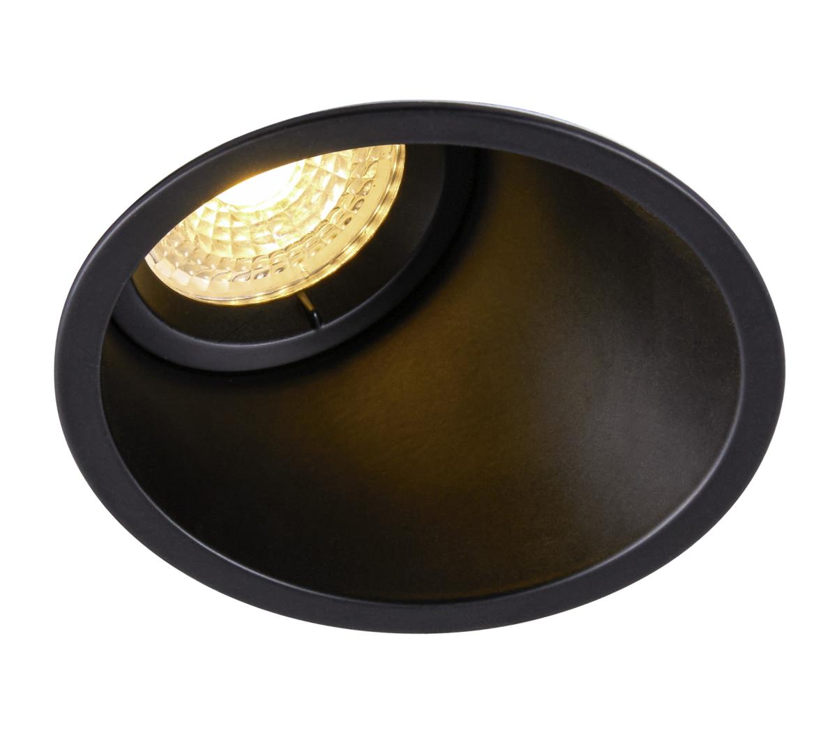 SLV - HORN A inbouwarmatuur, mat zwart, GU10, max. 25 W - 113150