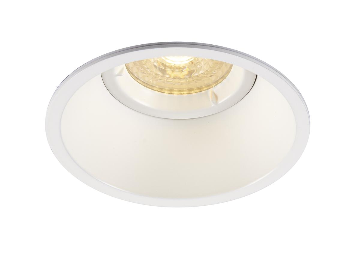 SLV - HORN O inbouwarmatuur, mat wit , GU10, max. 25 W - 113161