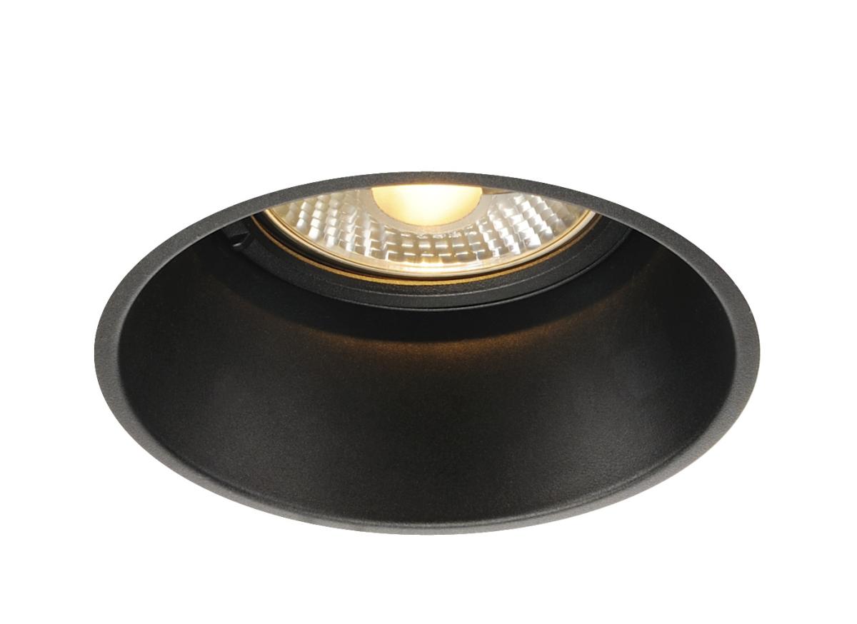 SLV - HORN T inbouwarmatuur, QPAR111 , mat zwart, GU10, max. 50 W - 113170