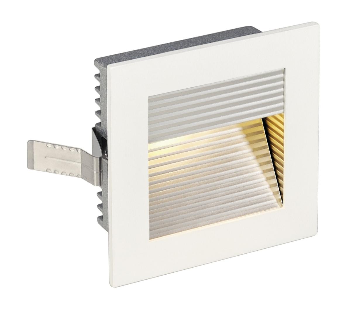 SLV - FRAME CURVE LED inbouwarmatuur , rechthoekig, mat wit - 113292