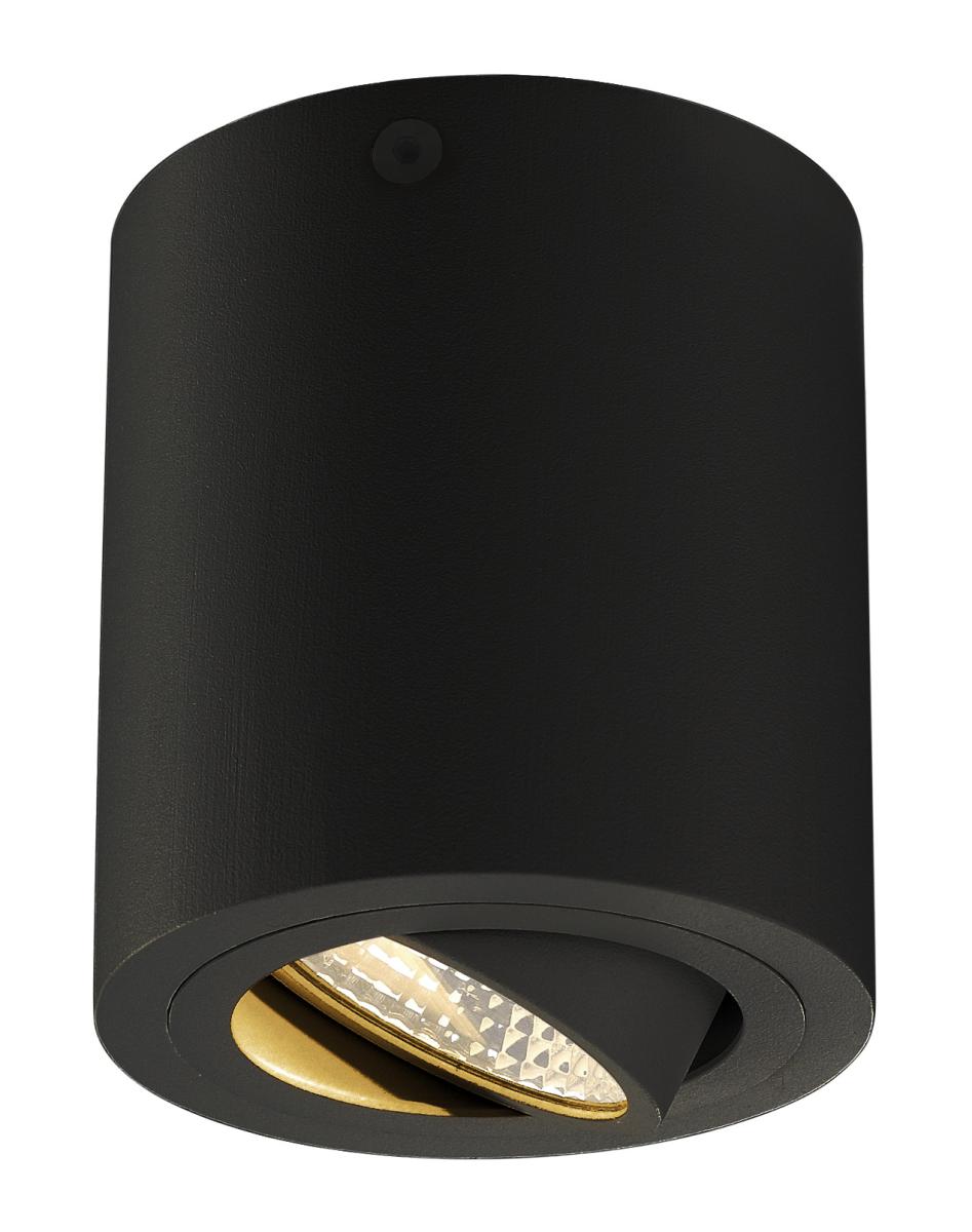 SLV - TRILEDO ROUND CL opbouwdownlight, mat zwart, led, 6 W - 113930