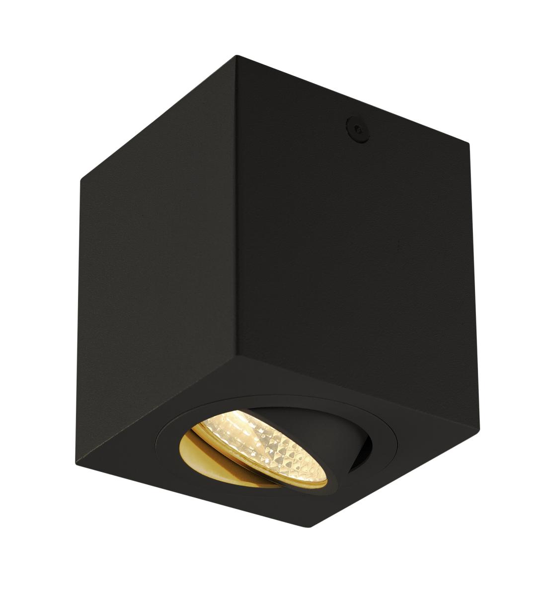 SLV - TRILEDO SQUARE CL opbouwdownlight, mat zwart, led, 6 W - 113940