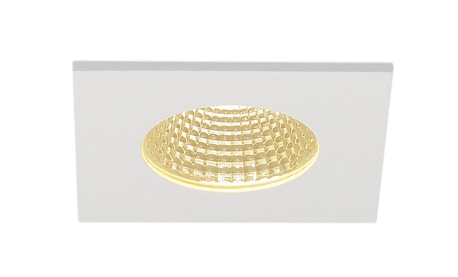 SLV - PATTA I, plafondinbouwlamp, rechthoekig, mat wit, 38° - 114431
