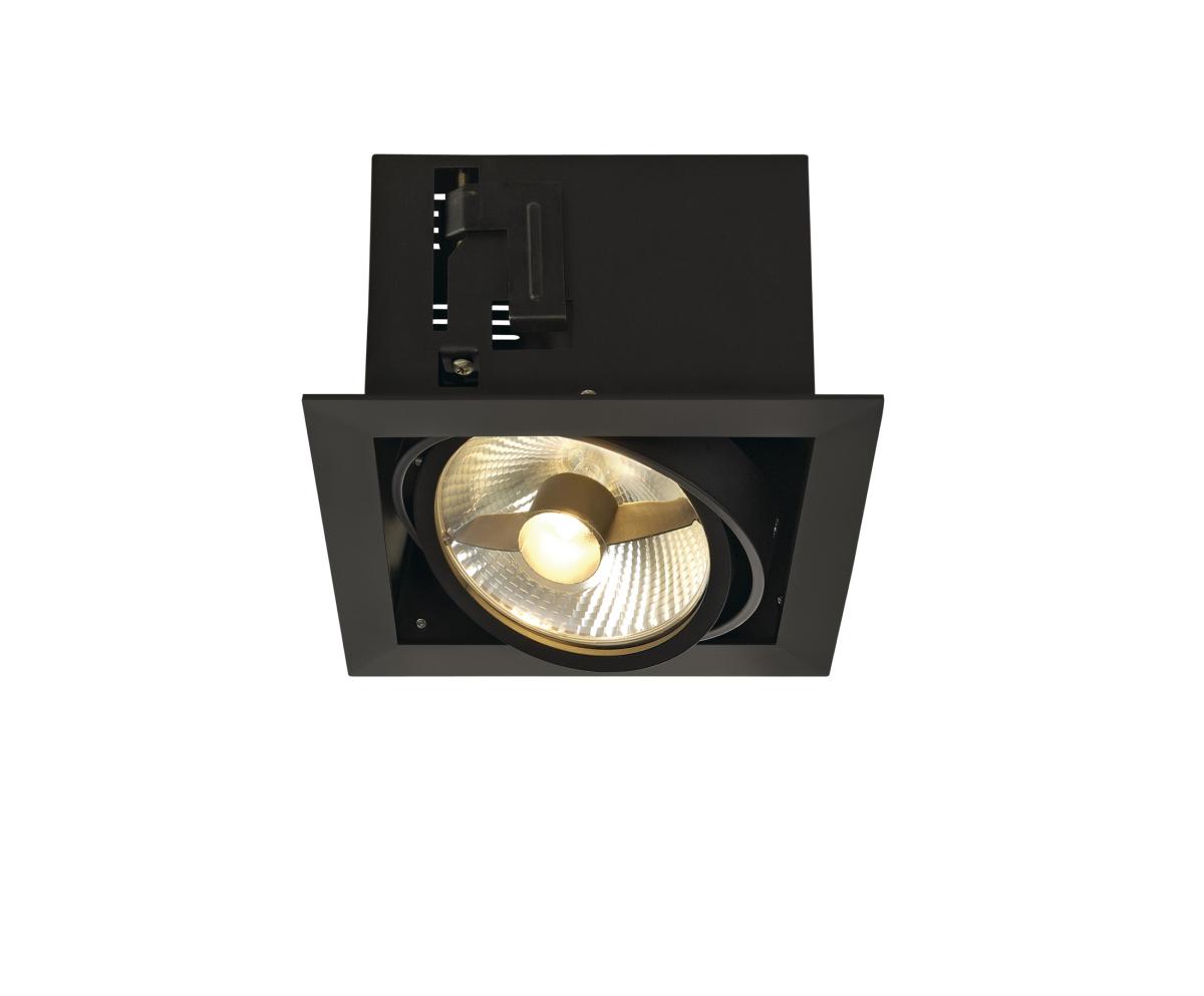 SLV - KADUX 1 ES111 DOWNLIGHT, mat zwart, max. 75 W - 115540