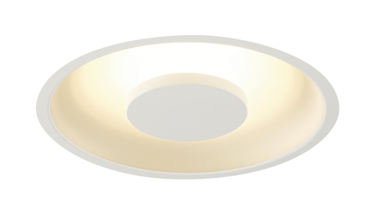 SLV - OCCULDAS plafondinbouwlamp, rond, wit, 30 SMD LED, 26 W - 117311