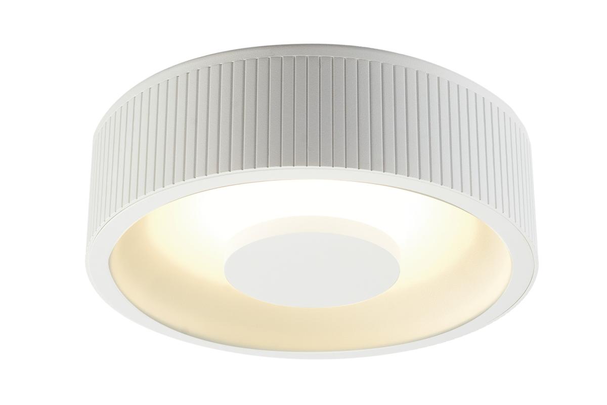 SLV - OCCULDAS plafondlamp, rond, wit, 30 SMD LEDS, 26 W, 3000 K - 117321