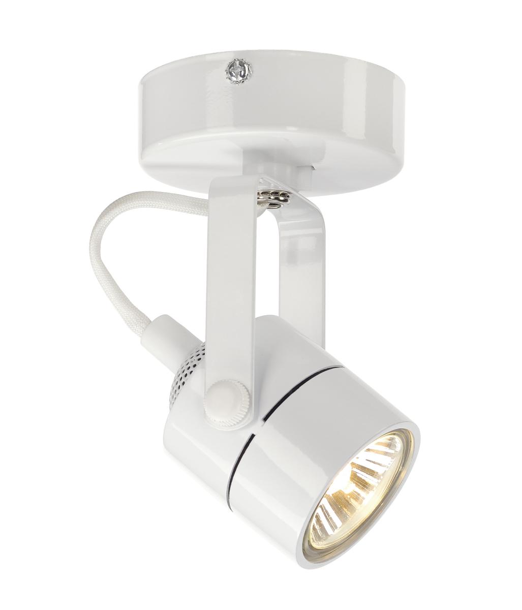 SLV - SPOT 79 230 V wand en plafondlamp, wit, GU10, max. 50 W - 132021