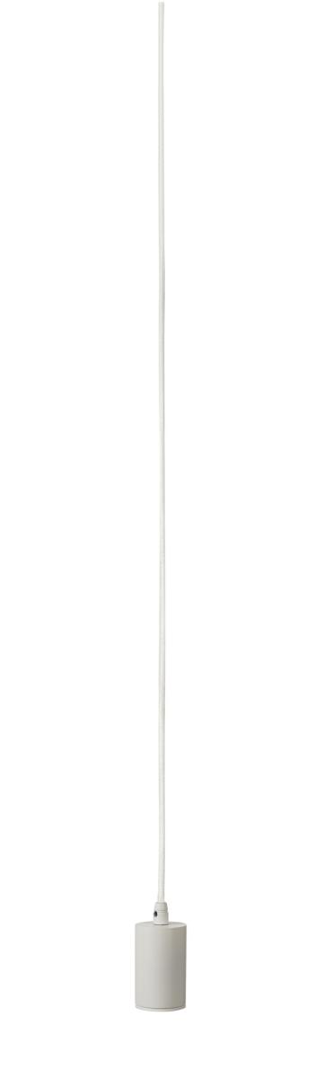 SLV - FITU, hanglamp, A60, rond, wit, 5 m kabel met open - 132691
