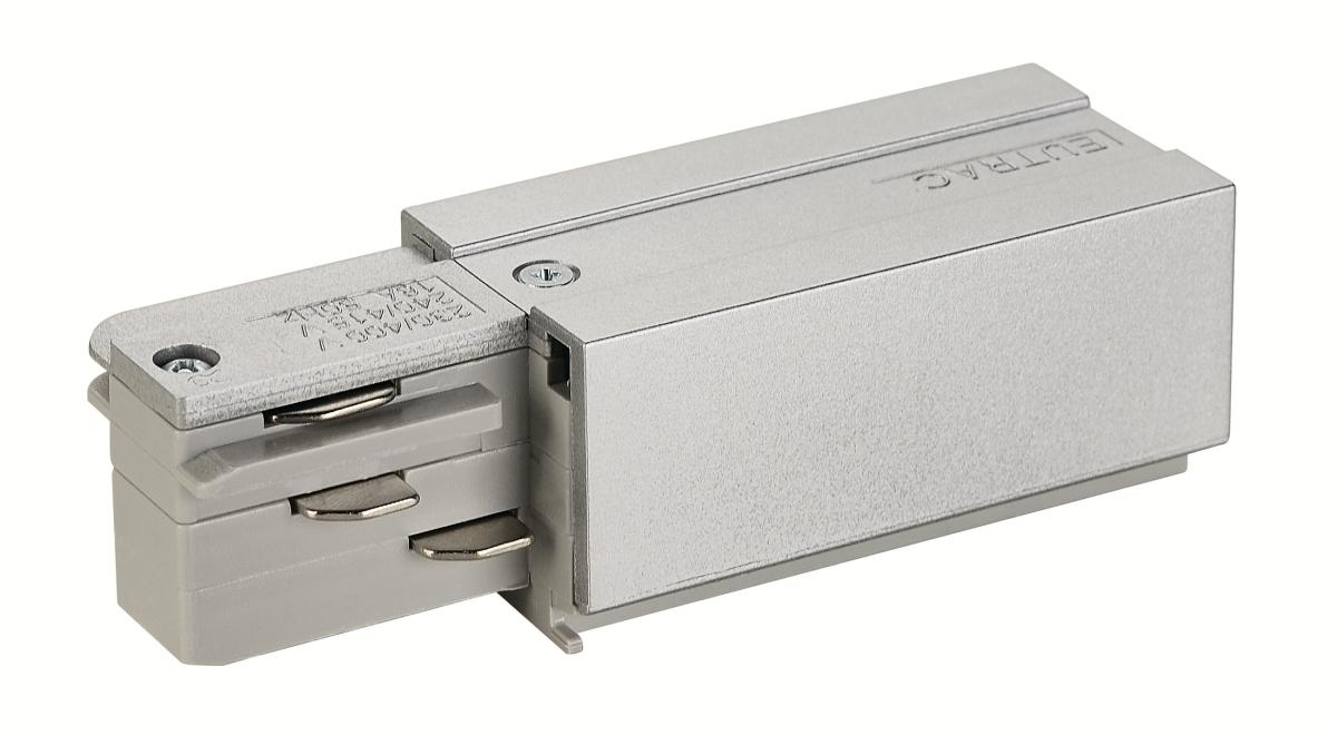 SLV - EUTRAC voedingsaansluiting, rechts, zilvergrijs - 145524
