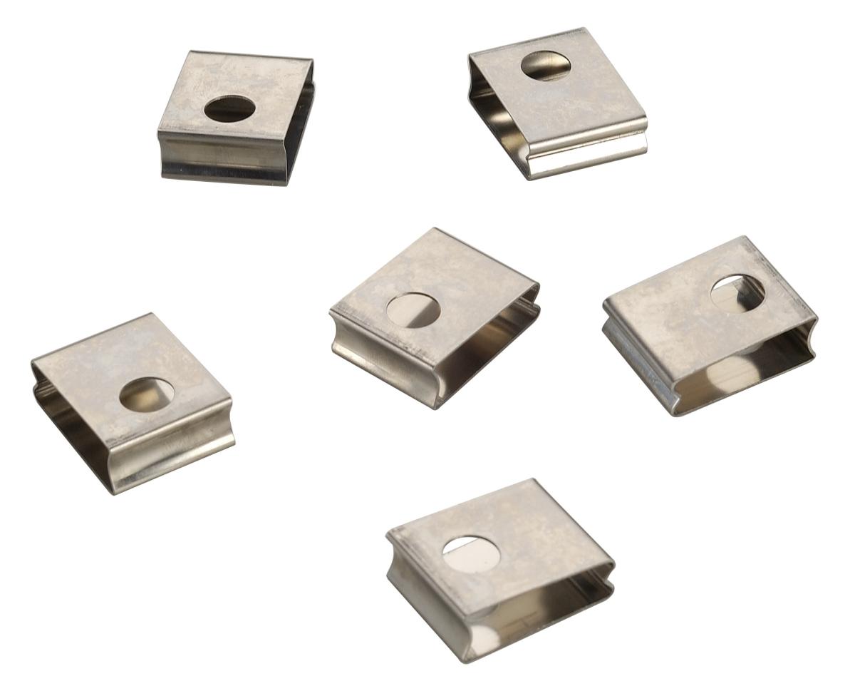 SLV - EUTRAC veerclip voor 3 fasen inbouwrail (pak 6 stk.) - 145551
