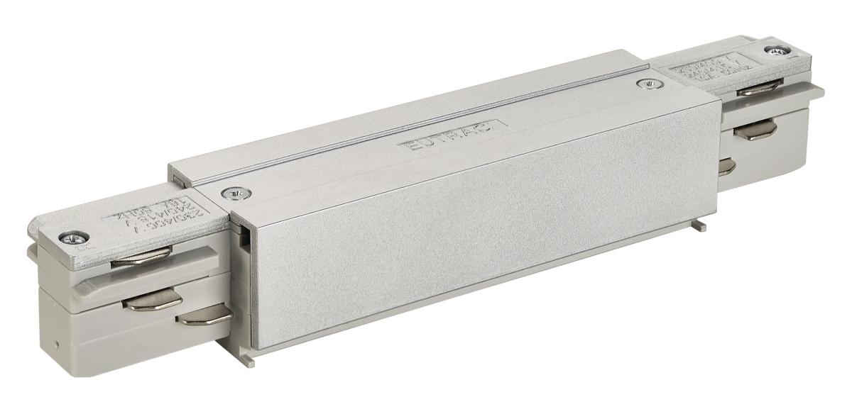 SLV - EUTRAC dwarsverbinding met voedingsmogelijkheid, zilvergrijs - 145664