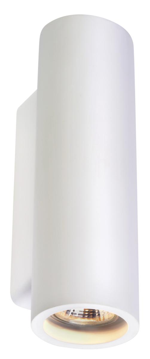 SLV - Plastra, Wandarmatuur Tube, Gips, rond, 2xGU10 - 148060