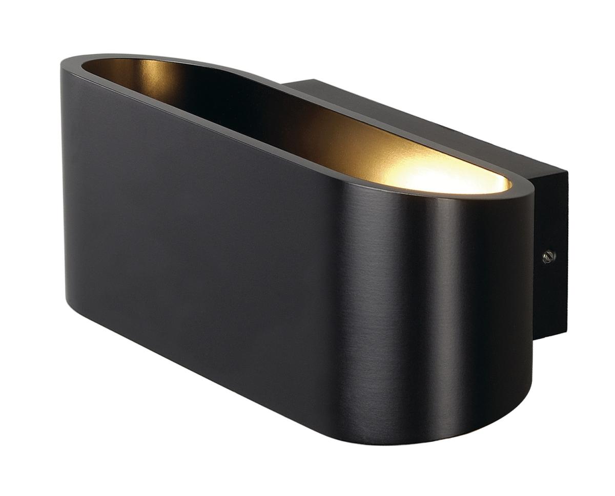 SLV - OSSA R7s wandarmatuur, ovaal, mat black, R7s 78 mm, max. - 151450