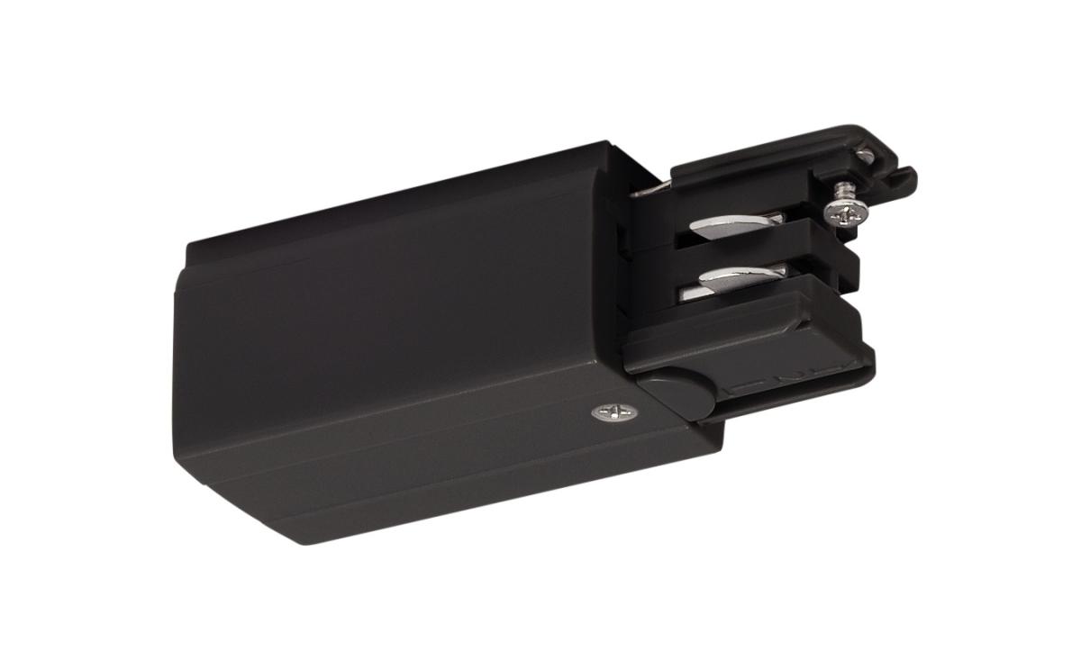 SLV - S TRACK voeding links, PHASE, zwart - 175040