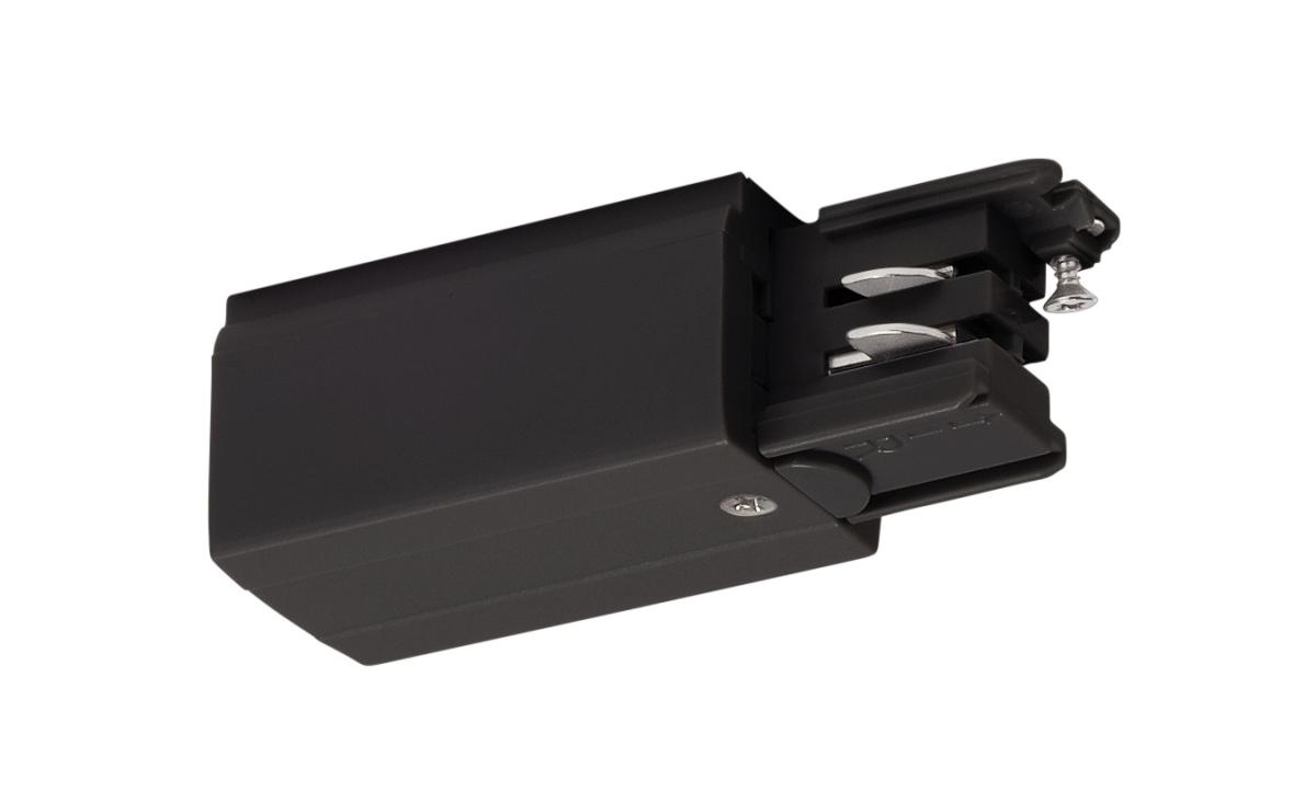 SLV - S TRACK voeding rechts, PHASE, zwart - 175050