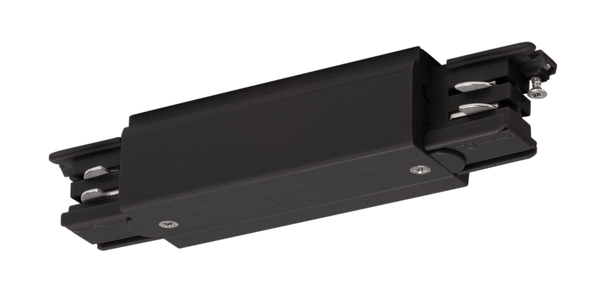 SLV - S TRACK verbinder, met voedingsmogelijkheid, PHASE, zwart - 175090