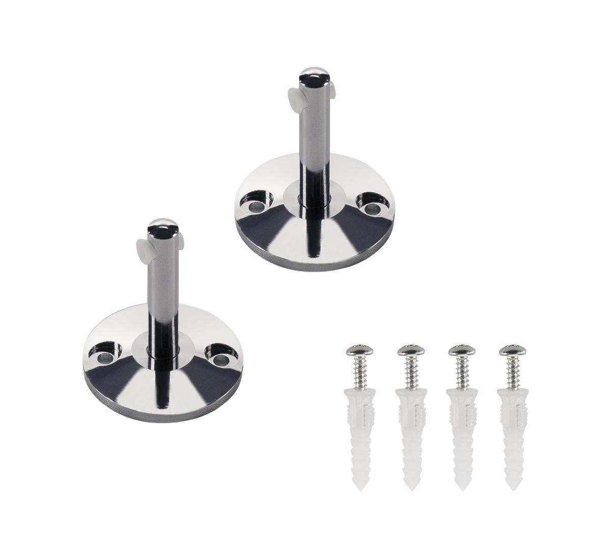 SLV - Omkering kort voor 12V draadsysteem, chroom, 2 stuks, 6 cm - 186332