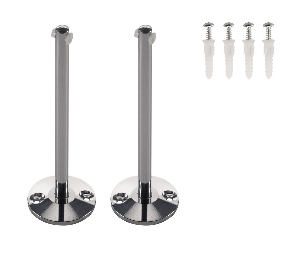 SLV - Omkering lang voor 12V draadsysteem, chroom, 2 stuks, 16 cm - 186342