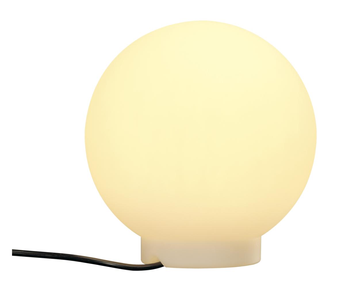 SLV - ROTOBALL FLOOR 25 outdoor armatuur, wit, E27 - 227219