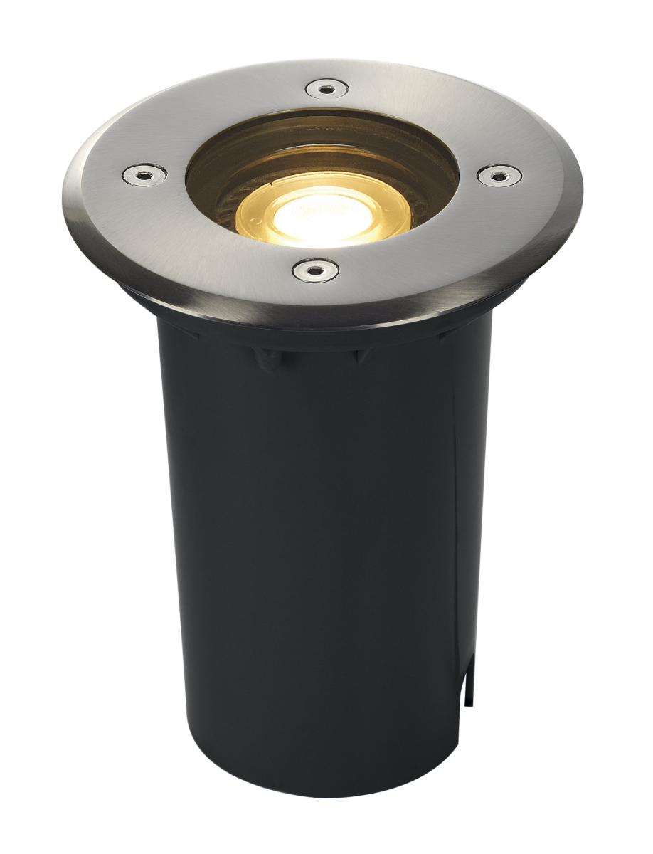 SLV - SOLASTO, grondspot, rond, inox trim GU10 - 227680