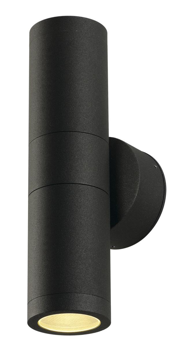 SLV - ASTINA OUT ESL, antraciet, 2x GU10, max. 2x 11 W, IP44 - 228775