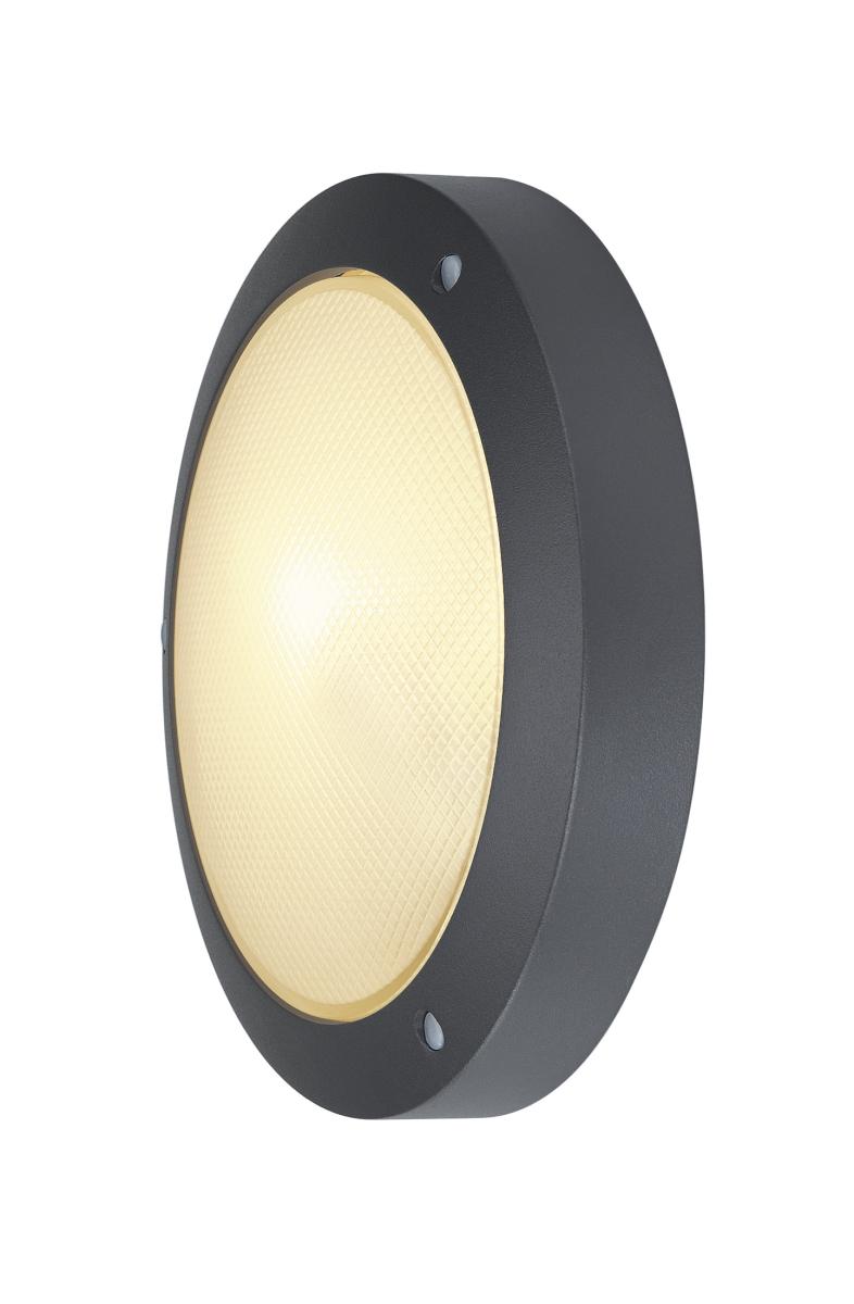 SLV - BULAN, plafondarmatuur, rond , antraciet, E14, max. 60 W - 229075