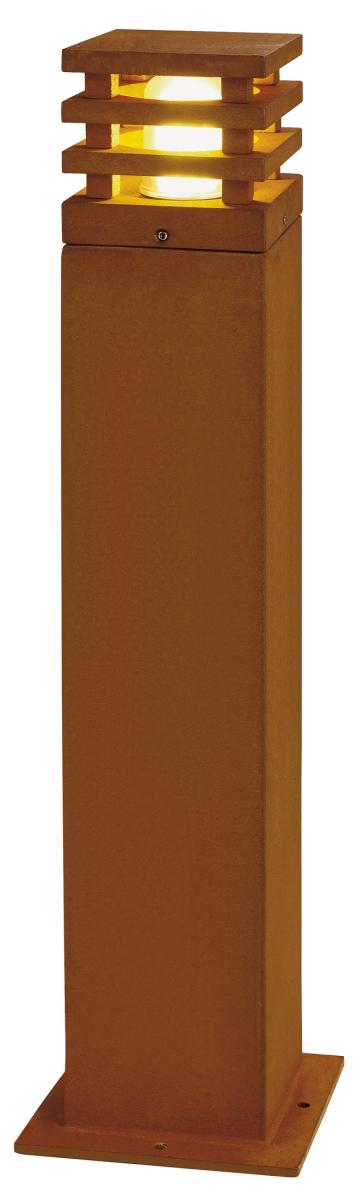SLV - RUSTY SQUARE 70 outdoor armatuur, corten staal, E27 Energy - 229421